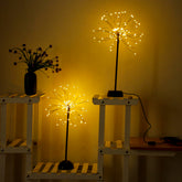 Nachtlicht mit Löwenzahn-Feuerwerk und 100 LEDs – Stromversorgung über USB für Garten, Hochzeit, Party, Weihnachtsdekoration